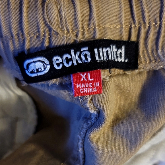 Ecko Unltd Brown Cargo Jogger Pants XL - Picture 3 of 3